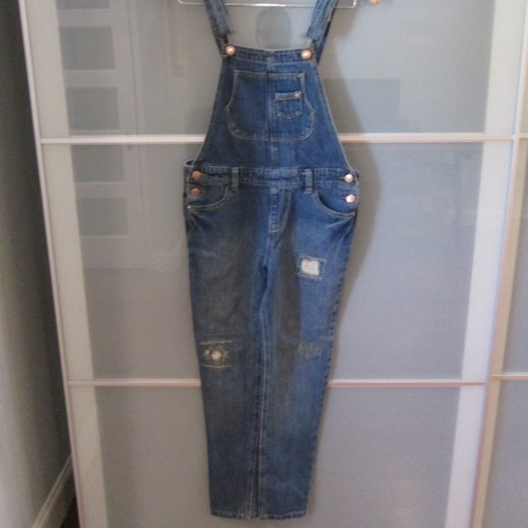 Jordache Other - JORDACHE GIRL'S JUNIOR BIB BLUE JEAN OVERALLS